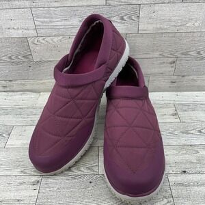L.L. Bean Purple Quilted Mules